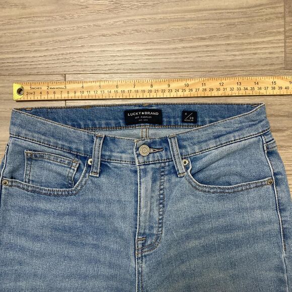 Lucky Brand Ava Mid Rise Boot Bootcut Blue Jeans Size 6 / 28 - Picture 2 of 8